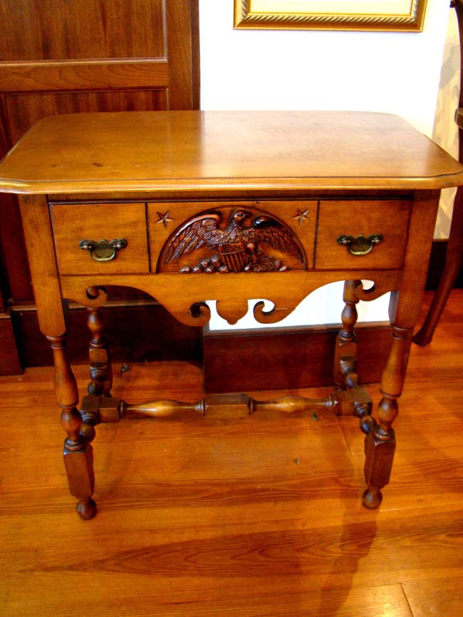 A RARE table made from wood removed from the Orlop deck of "OLD IRONSIDES" (the U S S Constitution) in 1929 — image 6